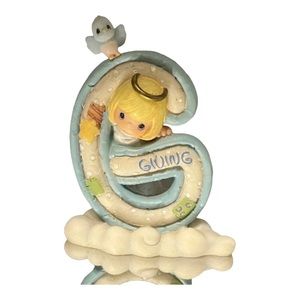 Precious Moments Angel Letter “G” Cake Topper Figurine